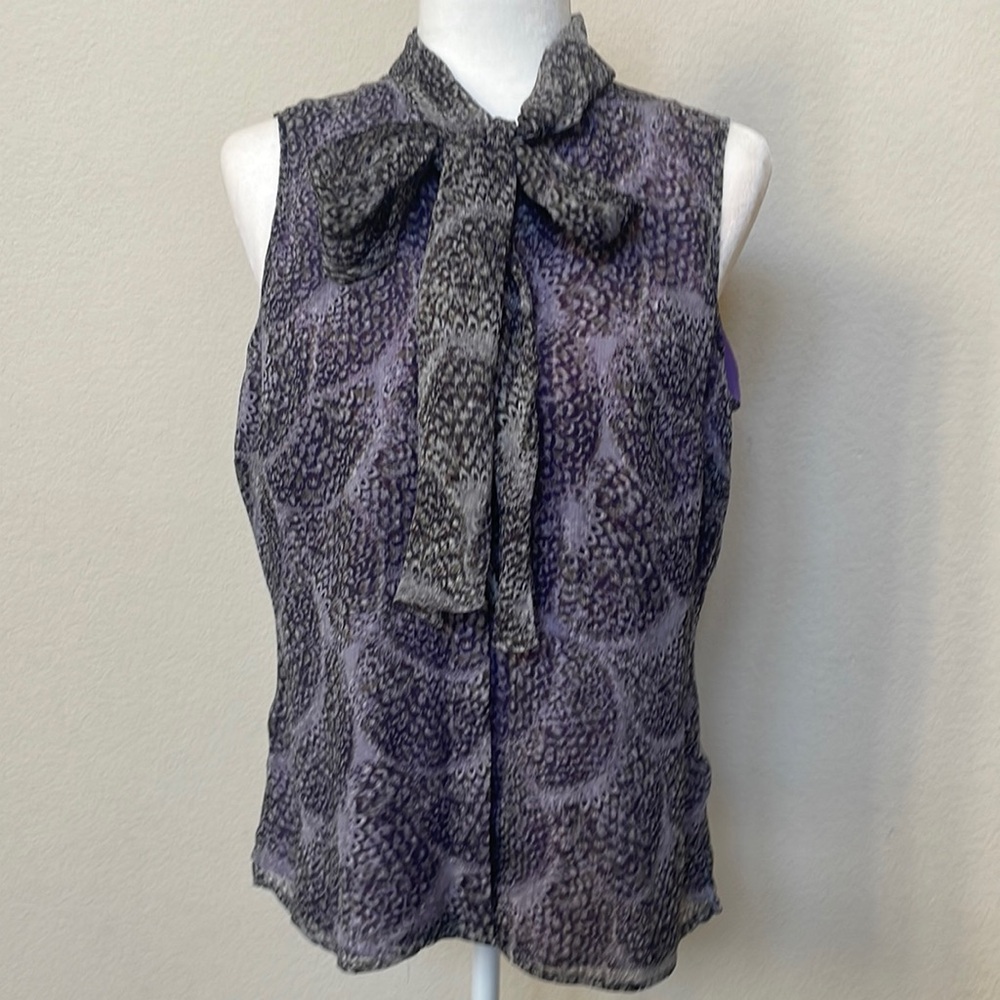 100%silk sleeveless top
